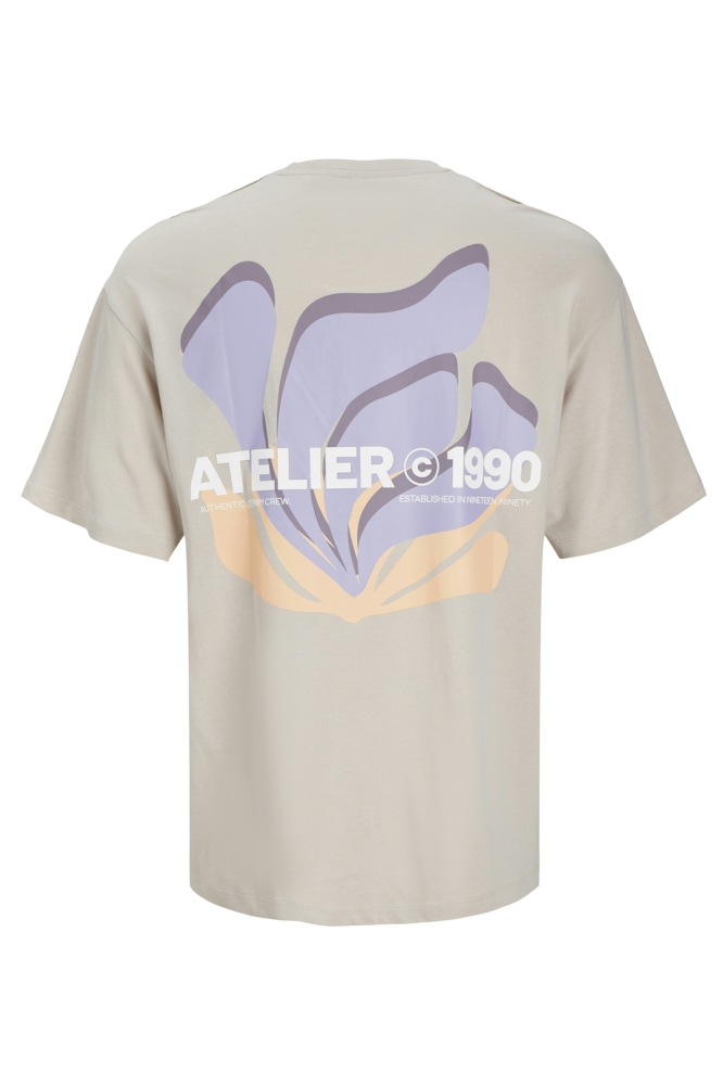 JJEAMES TEE SS CREW NECK 12268471 MOONBEAM